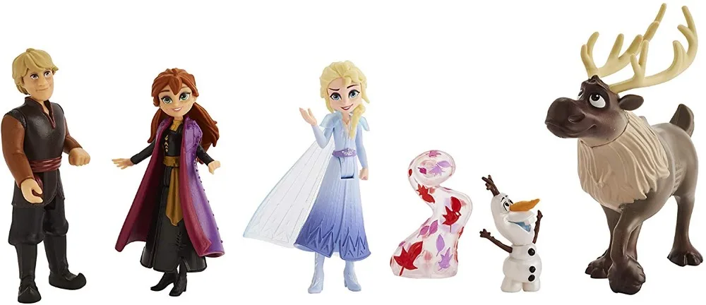 Новинка, 5 шт., disney Frozen 2, коллекция кукол, Анна, Эльза, Кристофф, Свен, Олаф и Гейл, аксессуары, детская игрушка-без коробки