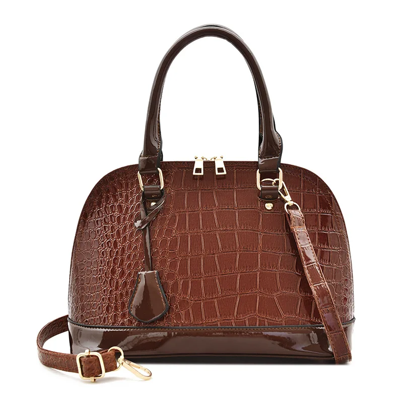 

New Style Bag Women's 2019 New Style Fashion Versatile Shoulder Hand-Style Casual Solid Color Shell Bag
