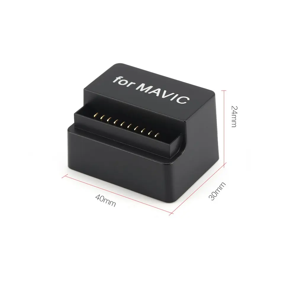 2-Порты и разъёмы USB Зарядное устройство преобразователь Батарея для Мощность банк адаптер для DJI Mavic Pro Platinum Дрон интеллигентая(ый) полета Батарея