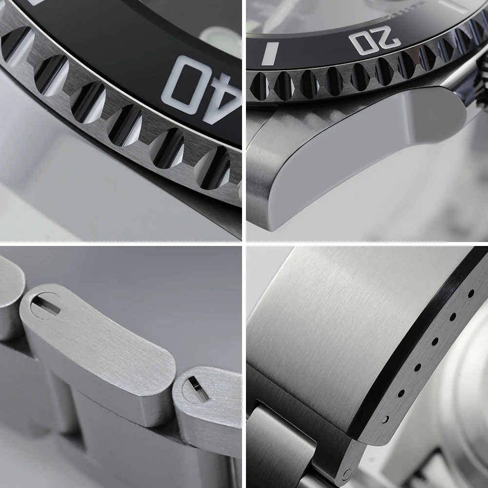 Автоматические механические часы NIBOSI для мужчин Роскошные водонепроницаемые