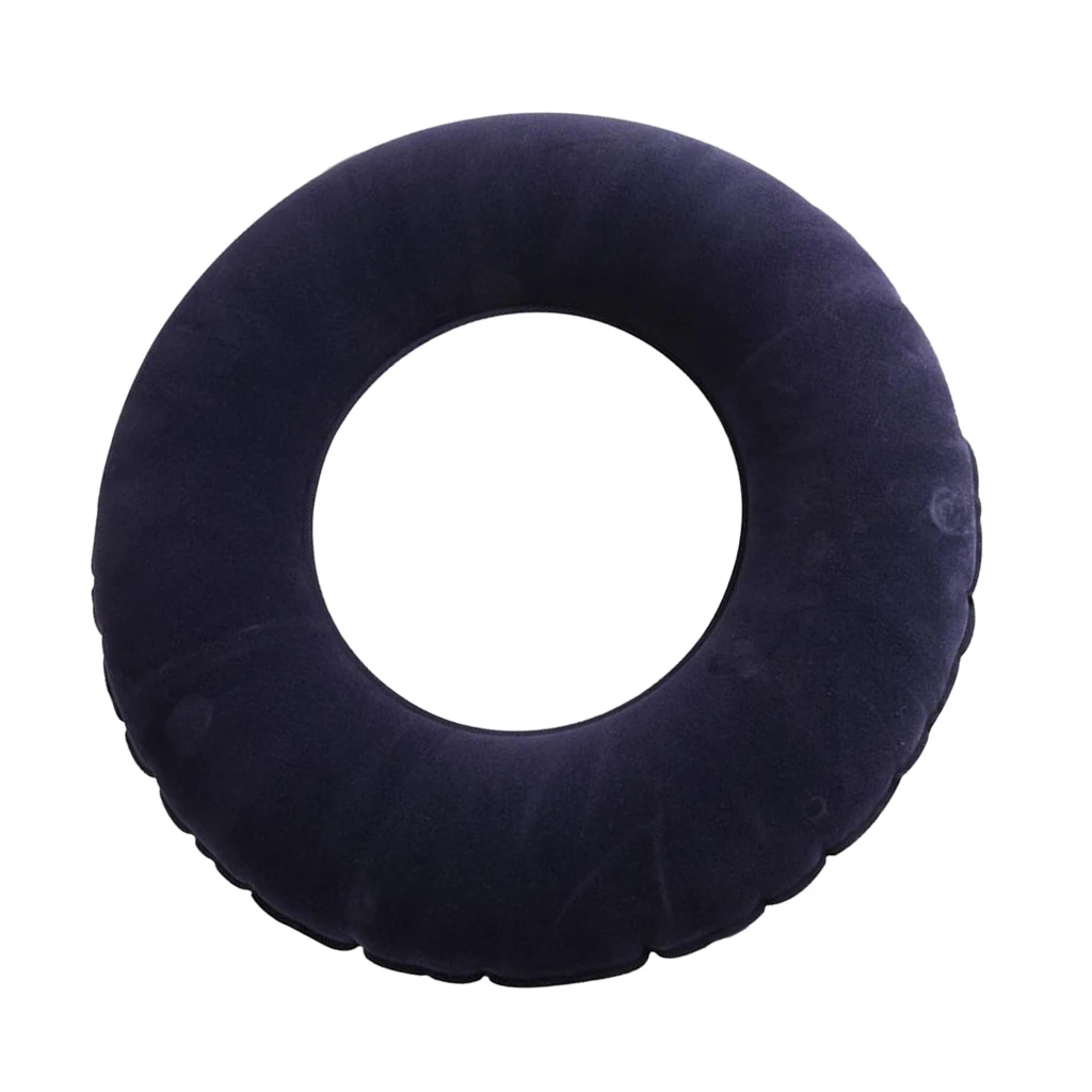 16 Inch Inflatable Donut Seat Cushion, Hemorrhoid Bedsore Back Tailbone Relief Pillow