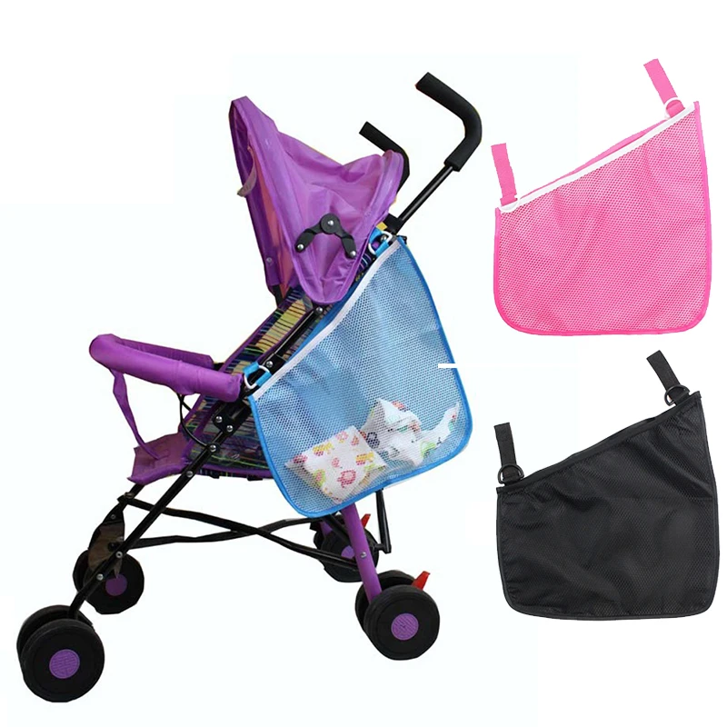 Детская коляска сетка подвесной мешок Органайзер подгузник аккуратное хранение