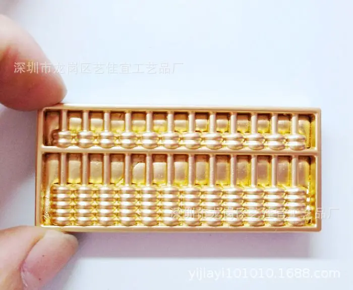 European Cute Little Angel Gold Abacus Creativity Travel Souvenir Kitchen Home Decoration 3D Fridge Magnet Sticker Accessories