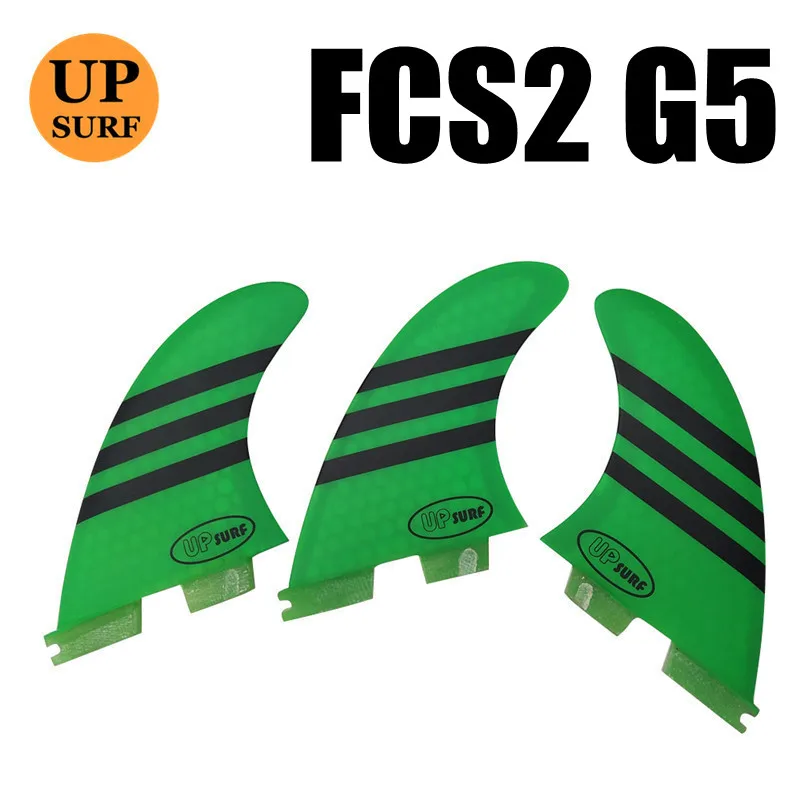 G5 Green Плавники для серфинга G7/G5/G3 fcs2 плавники quillas fcs ii stand up fcs 2 доски для серфинга-плавники водные виды спорта quilla surf stand up paddle fin - Цвет: G5 Green