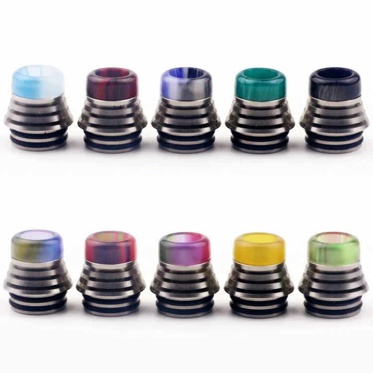 

1pc 810 metal drip tip epoxy resin mouthpiece vape accessory for tfv8 810 rda rta atomizer