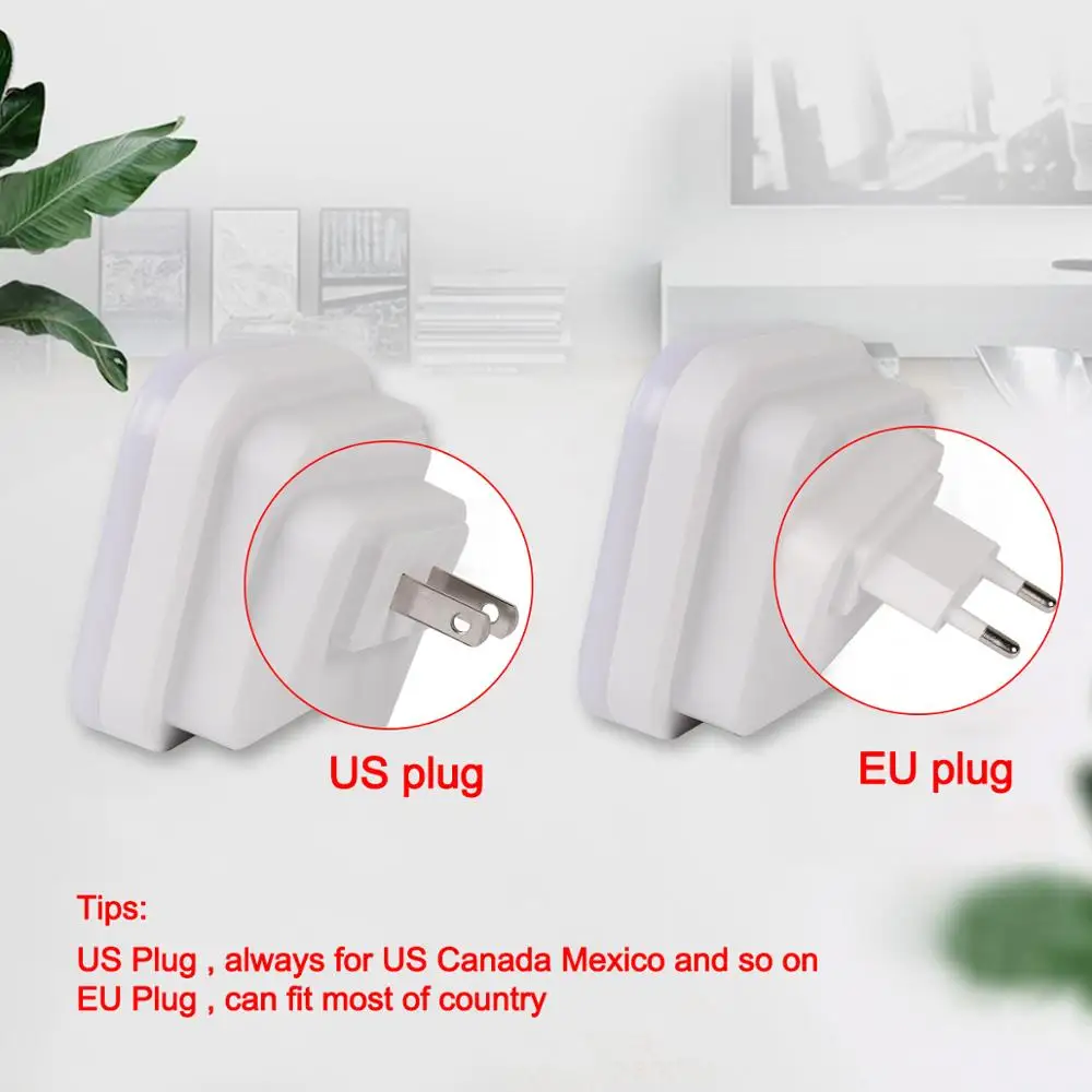 Mini LED Night Light with Wireless Sensor Control Nightlight Lamp for Children Kids Living Room Bedroom Lighting EU