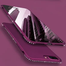 Мягкий чехол со стразами для iphone XS 11 Pro MAX X 10 XR 7 8 Plus 6 6s Стразы Силиконовый противоударный защитный чехол