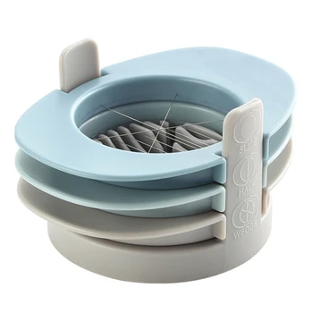 

Egg Slicer Manual Egg Cutting Multifunctional Hardened Stainless Steel Wire Cutting Egg Tool