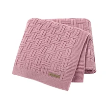 

Baby Blankets Knitted Newborn Unisex Swaddle Wrap Quilts Toddler Infant Children Sleeping Mats Covers for Stroller Bed 100*80cm