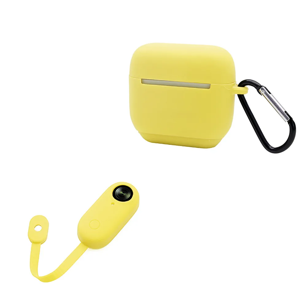 Мягкий силиконовый защитный чехол для Insta 360 Go аксессуары для экшн-камеры коробка для зарядки противоударный чехол-сумка с пряжкой