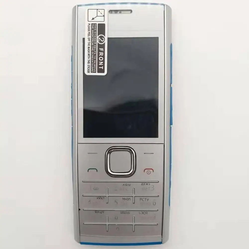 X2 Original Nokia X2-00 phone Bluetooth FM JAVA 5MP Unlocked Mobile Phone with English/Russia/Hebre