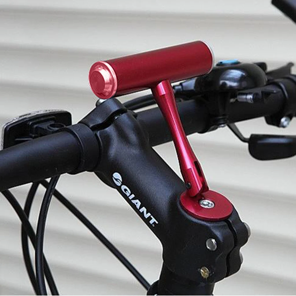 MTB Bike  Light Handle Bar Stem Extender Mount LED Lamp Bracket Holder