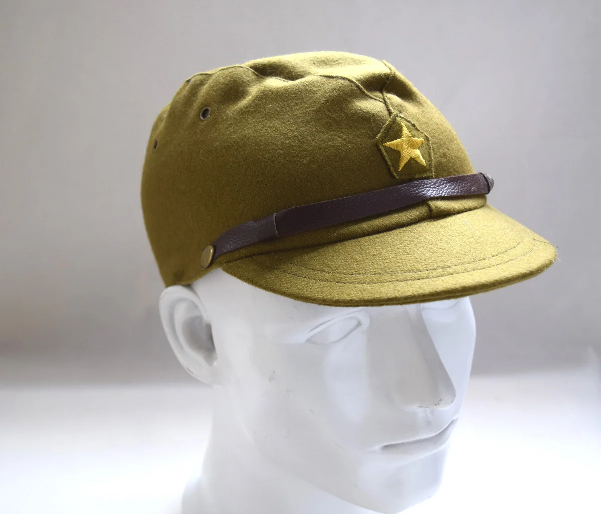 Reenactment Japanese Army IJA Officer Field Cap Hat