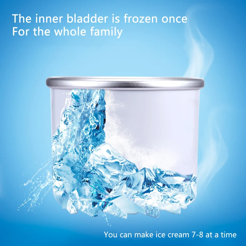Ice Cream Machine Household Automatic DIY Frozen Fruit Machine 1L Fruit Dessert Milkshake BL-1000 220V 21W