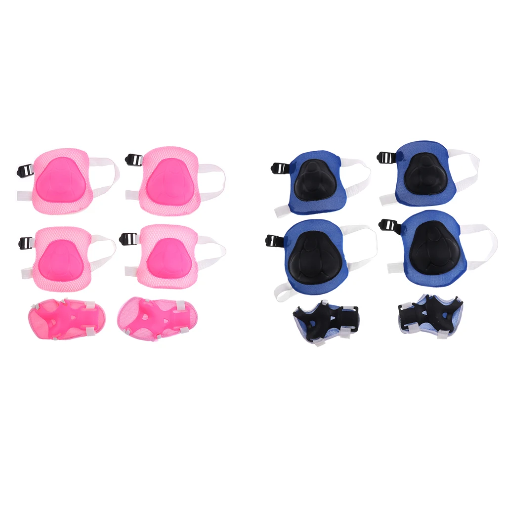 Child Kids Protective Gear Set, Knee and Elbow Pads with Wrist Guards for Cycling ,Bike, Roller, Skating, Volleyball