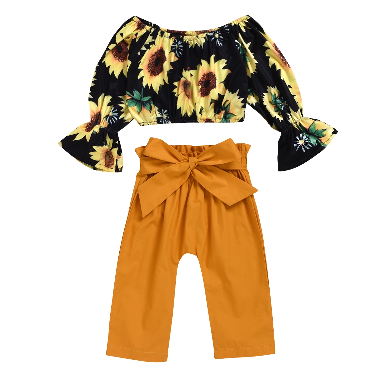 High Quality Baby Clothing Cute Kids Floral Rompers Wholesale  2 pcs