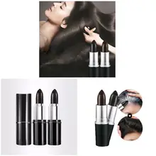 Лучшая черная коричневая Временная Краска для волос палка мягкая быстрая одноцветная ручка белая шапочка для душа DIY Стильный Стик QQ99