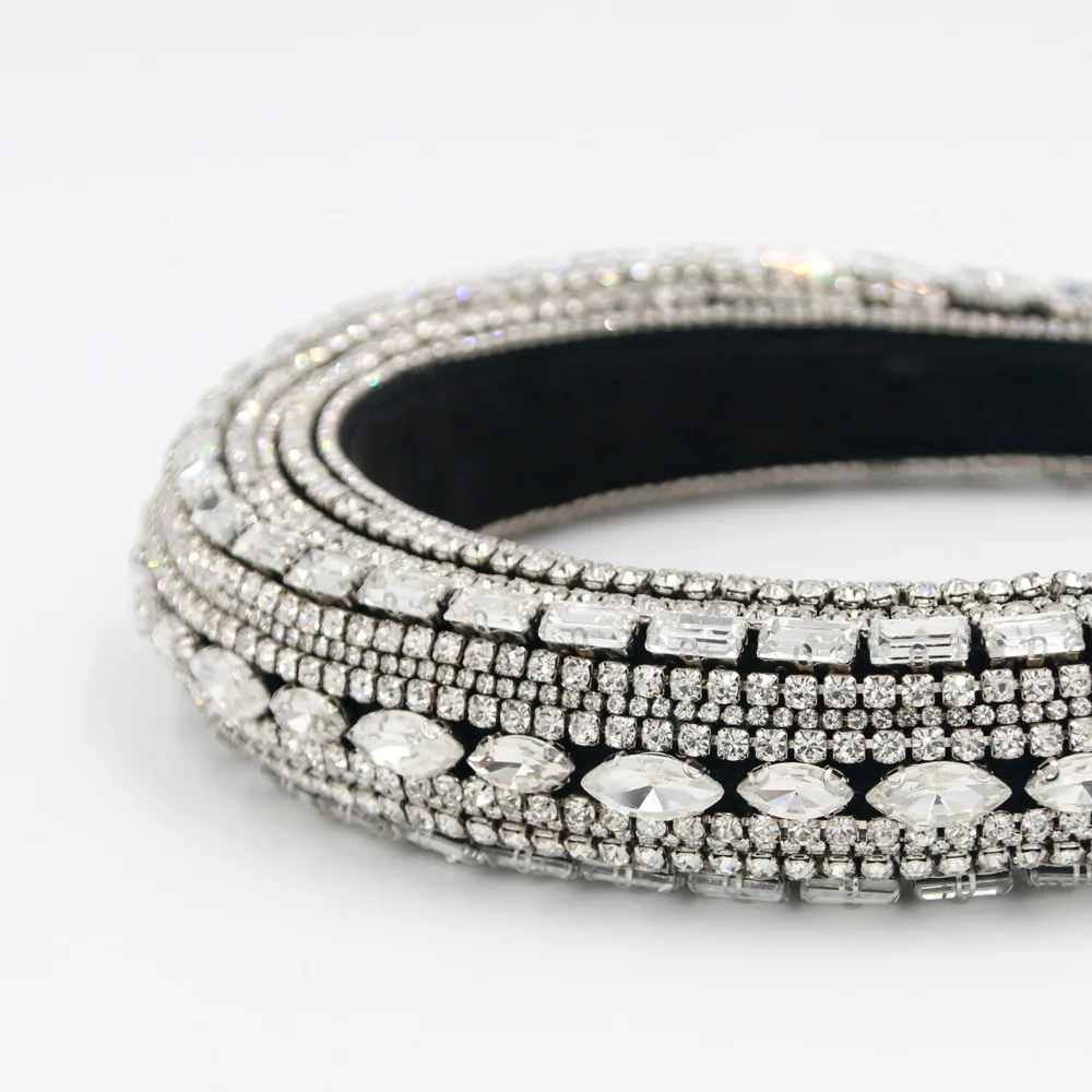 Baratos Variedad de plata de cristal de novia tiara de la Corona de perlas de moda reina tocado de boda peinados de novia accesorios de la joyería al por mayor
