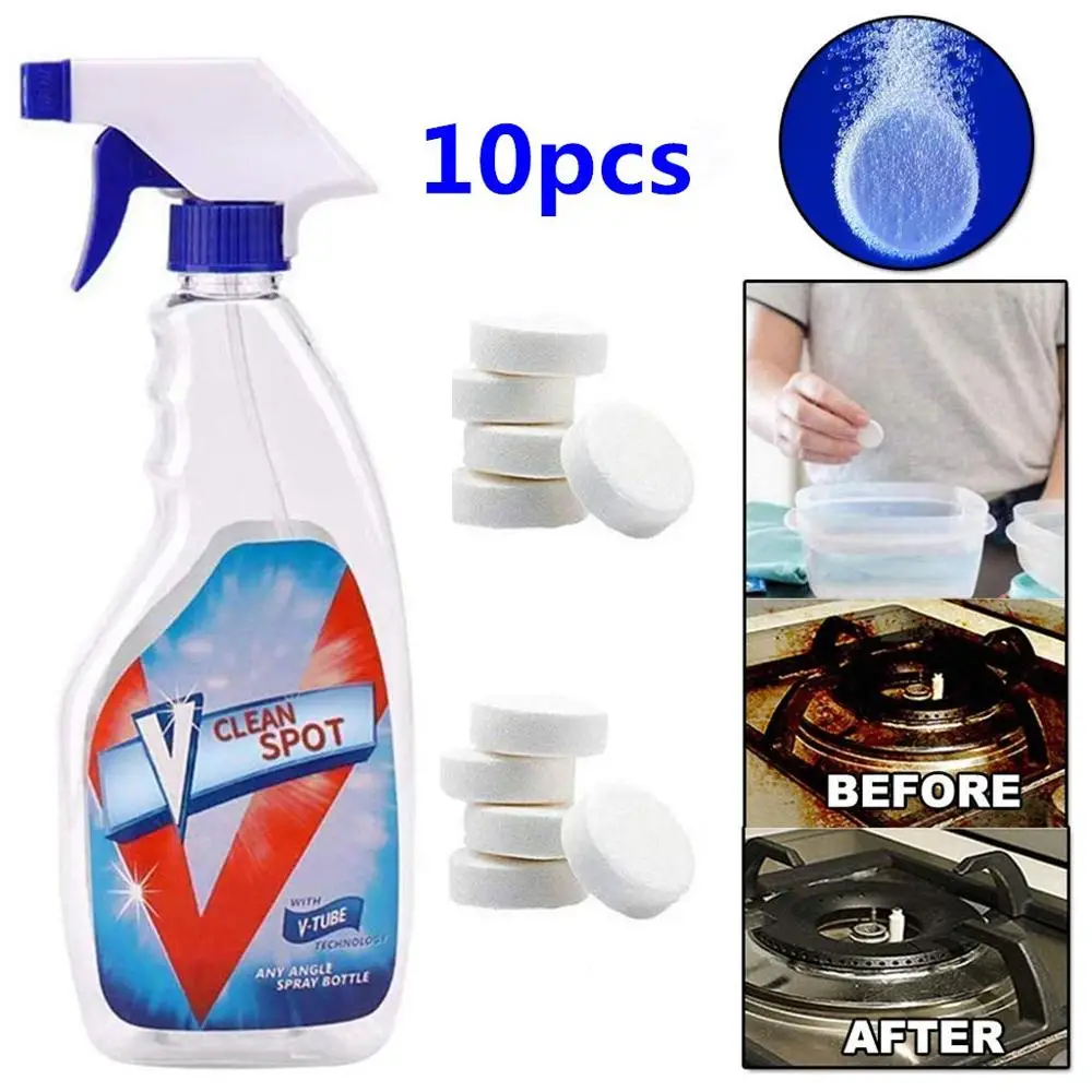 

VIP Dropshipping Multifunctional Effervescent Spray Cleaner Set with Spray Bottle Home Cleaning Effervescent Spray Cleaner
