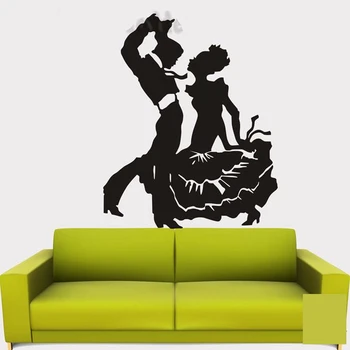 

Music dance training room wall stickers Bedroom, living room sofa setting wall decorative stickers Dance practice room stickers