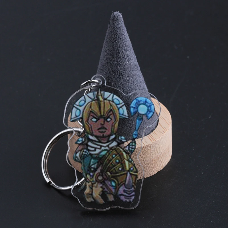 Игра Dota 2 акриловый брелок Dota2 мультфильм фигура кулон брелок Porte Clef ювелирные изделия
