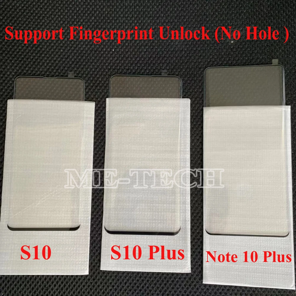50 шт Для Samsung Galaxy Note 10 Plus защита экрана полное покрытие закаленное стекло для S10 S9 S8