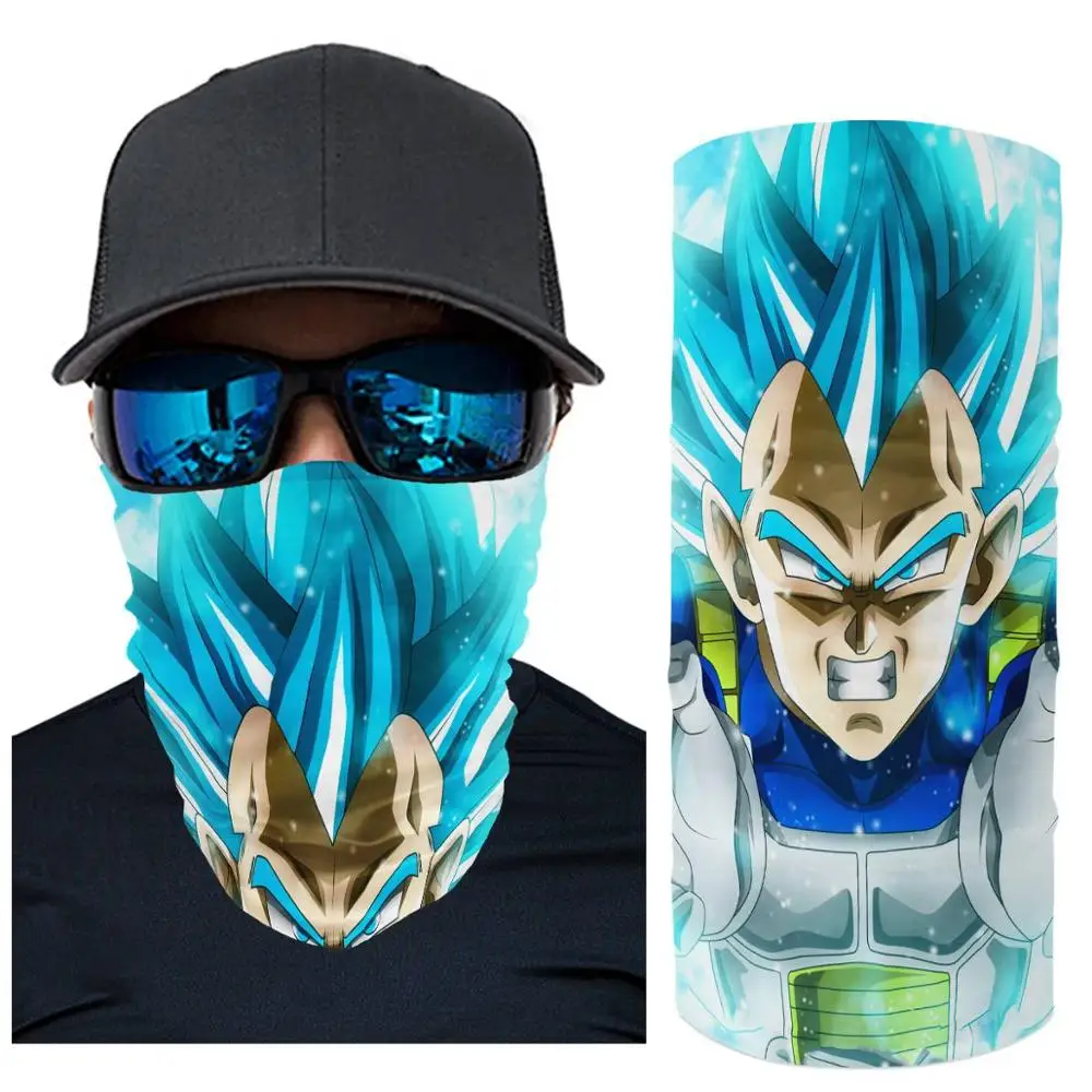 

Super dragon ball 3D Seamless Multifunction Magic Tube Vampire Shield Face Cover Headband Bandana Headwear Ring Scarf Vegeta