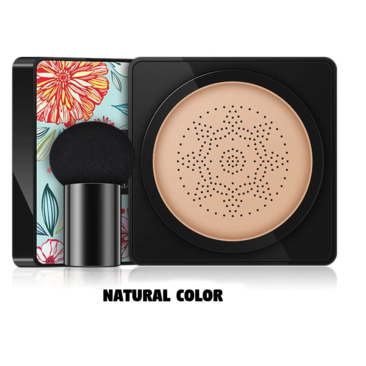 Natural color BB Air Cushion основа Корейская Грибная головка CC крем отбеливающий консилер макияж косметика водостойкая осветляющая основа для лица тон M - Цвет: Natural color