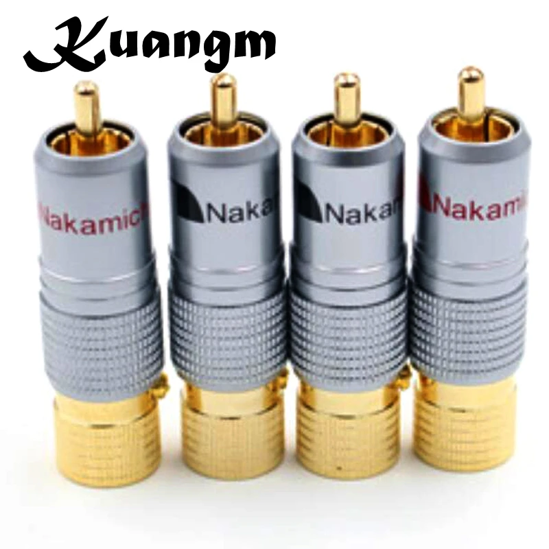 Kuangm 100pcs RCA   Nakamichi RCA ÷  ̺ Ŀ ͹̳ Ŀ  ͽ  RCA  Connecto