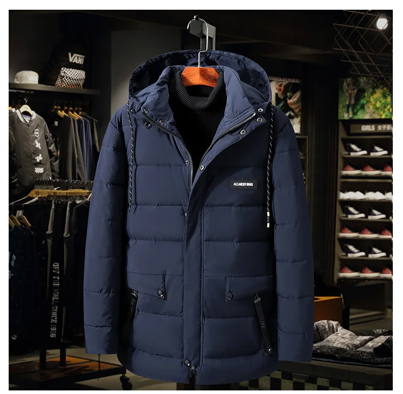 Плюс Размеры 4XL 5XL 6XL 7XL 8XL 9XL может 170 кг Для мужчин платье зимние парки 145