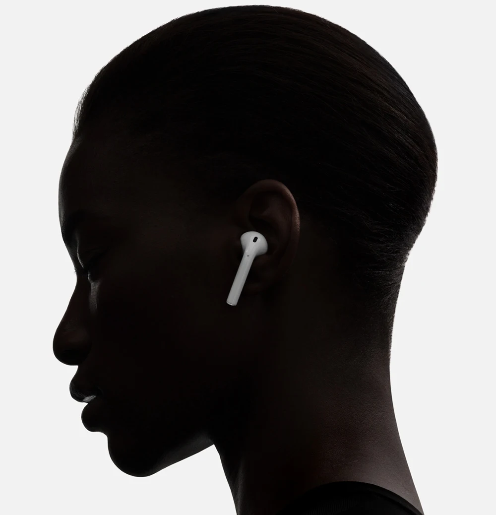 Оригинальные наушники Apple AirPods 2nd Bluetooth, чехол для зарядки, б/у, беспроводные наушники для iPhone 11 Plus iPad MacBook