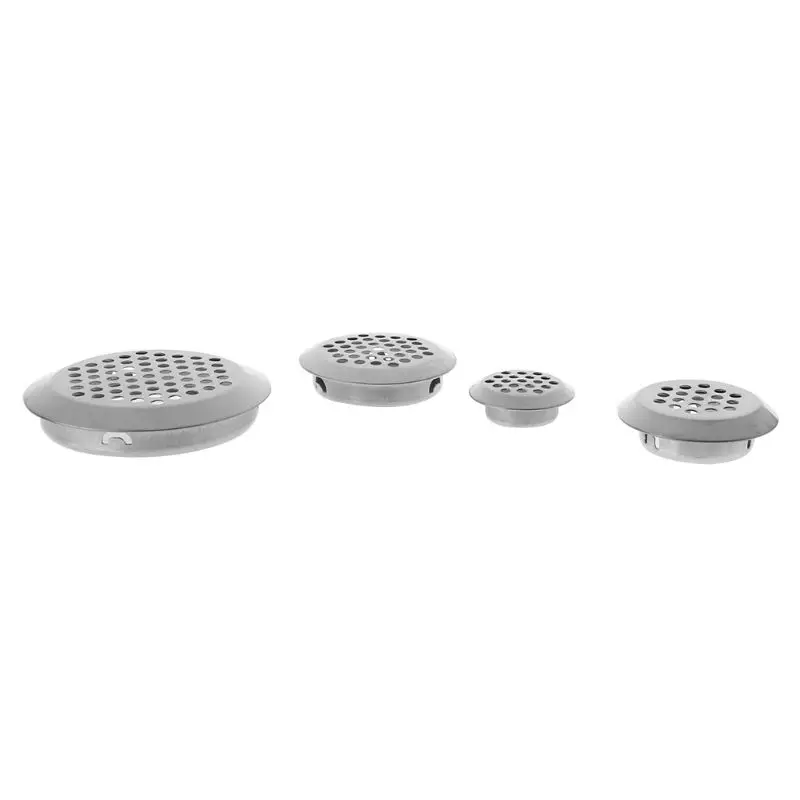 Air Vents Stainless Steel Round Vent Mesh Hole for Cabinet Bathroom Kitchen OCT998