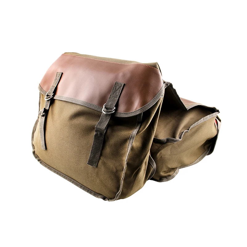 Универсальные холщовые мотоциклетные задние Сумки на мотоцикл Equine Back Pack мотоциклетные седельные сумки
