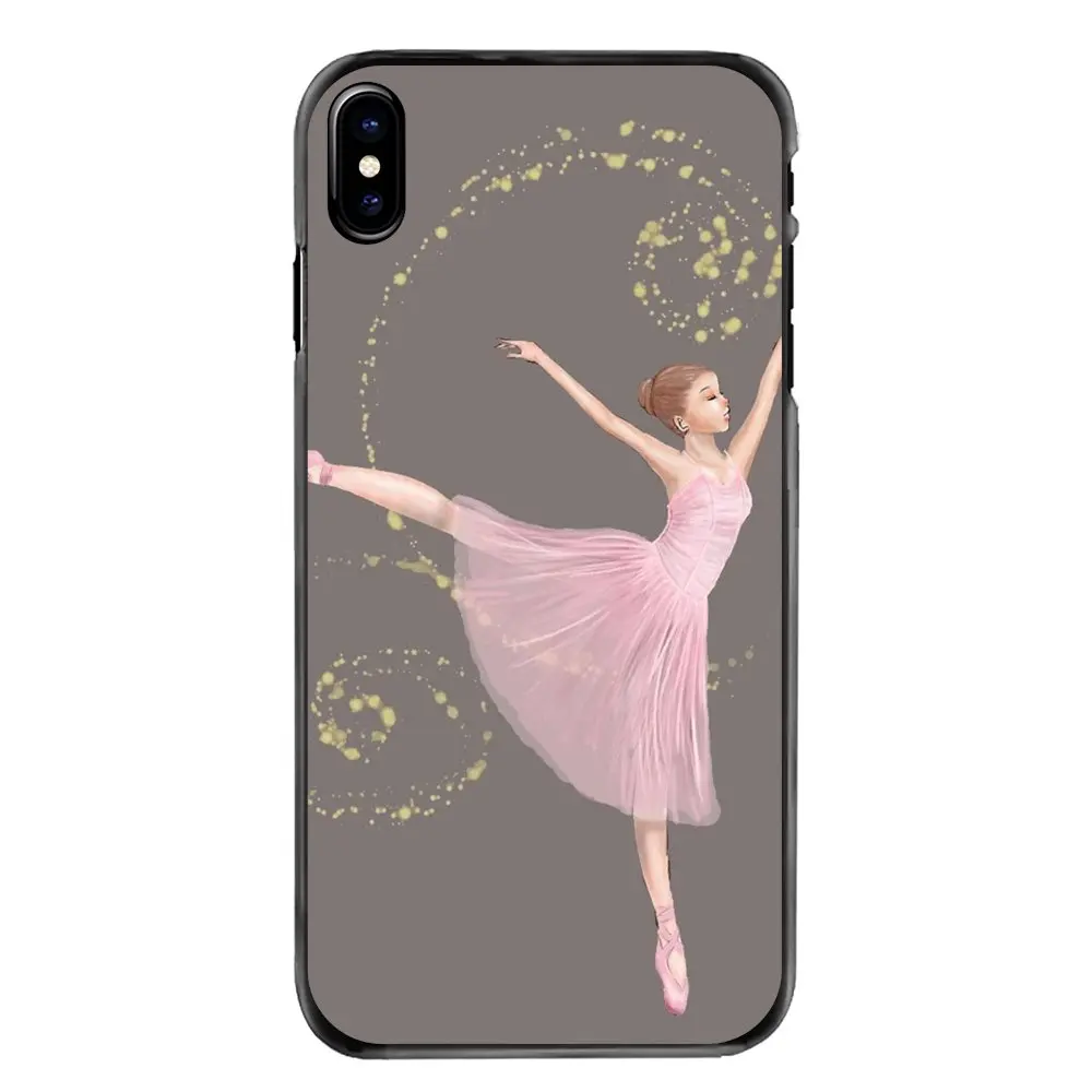 Красивая балетная Танцовщица для iPhone 11 Pro iPod Touch 4 4S 5 5S 5C SE 6 6S 7 8 Plus X XR XS MAX аксессуары