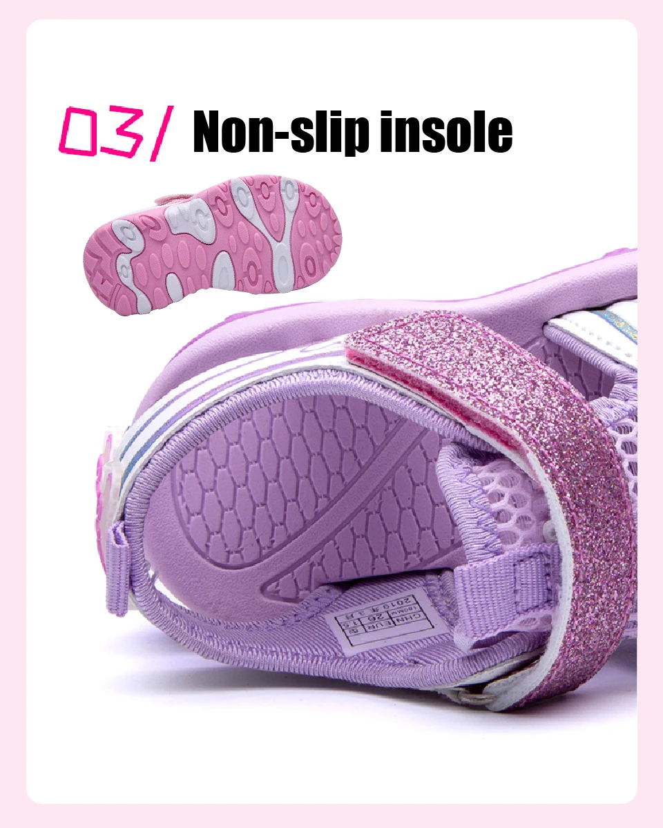 children's sandals Summer Sandals for Girls Kids Beach Shoes Children Brand Fashion Anti-Slip Sports Sandals Boys Unisex Closed Toe Comfortable child shoes girl