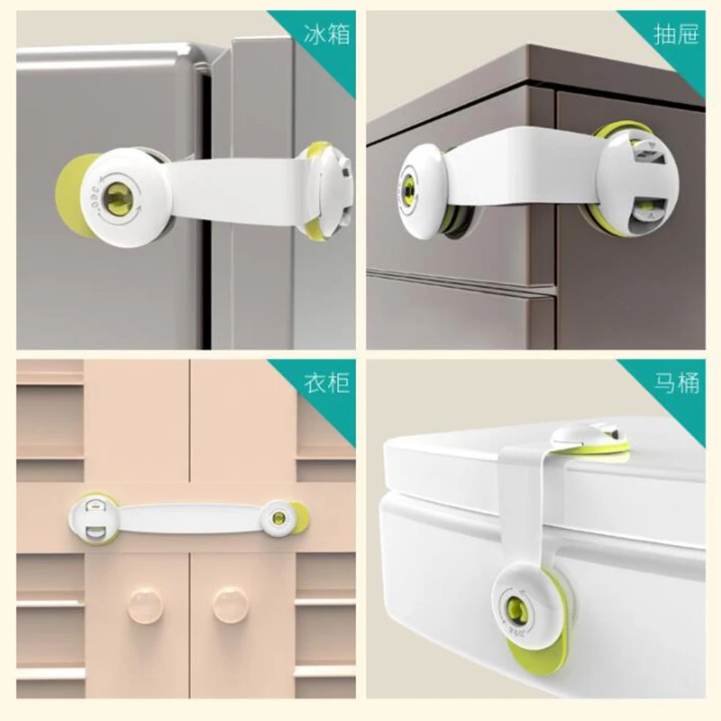 2 упаковки детский замок безопасности замок для двери холодильника файл ящик замок морозильник дверной замок