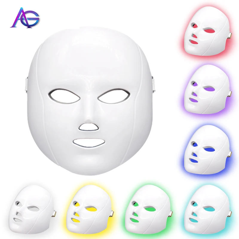 

adg mascara facial led 7 colores Face Skin Rejuvenation Beauty Therapy Skin Care Face Mask