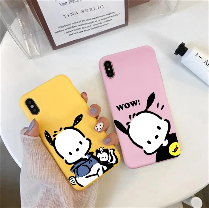 

Pochacco Dog colored Soft TPU Silicon Phone Case For huawei p30 pro p30 lite p20 pro p10 mate 20 p10 lite honor 9 lite honor 10