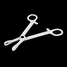 Professional Disposable Plastic Round Open Ear Lip Navel Nose Body Piercing Plier Forcep Clamp Tattoo Accessories Equipment