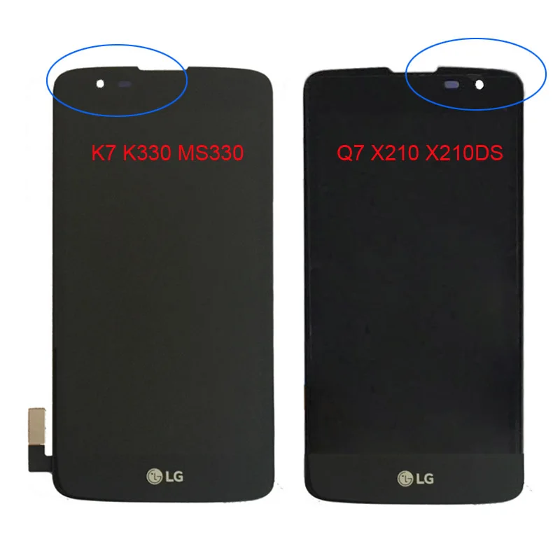 

Original For LG Q7 X210 X210DS LCD Display Touch Screen Digitizer Assembly with frame OR LG K7 Q7 X210 LCD screen without frame
