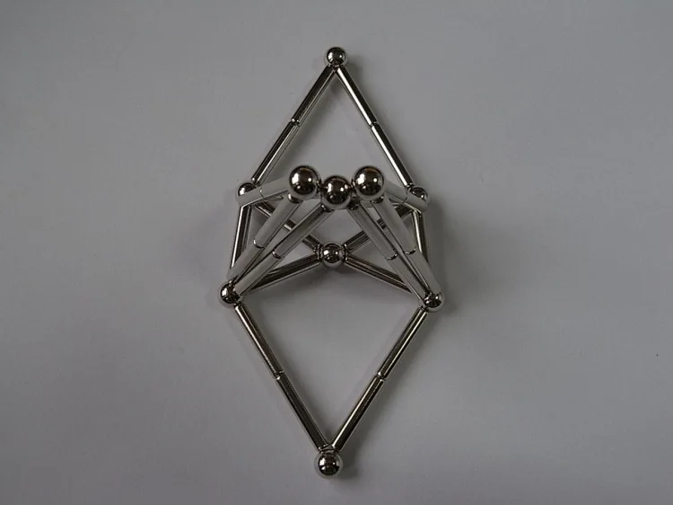 Креативный Bucky Ball 36 магнитный стержень+ 27 стальных шаров магнитные стержни Кубик Рубика Buck магнитный шар головоломка обучающая игрушка