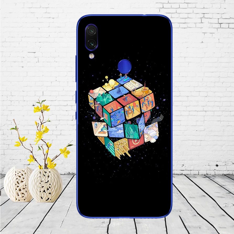 Чехол для Xiaomi Redmi Note 7, силиконовый чехол для Xiaomi Redmi Note 7, задняя крышка, чехол для Redmi Note 7, чехол для телефона - Цвет: F25