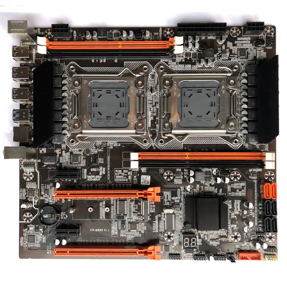 X79 dual CPU motherboard dual LGA 2011motherboard DDR3 REG ECC USB3.0 ...
