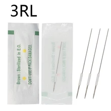 

500pcs 3R Disposable Tattoo machine microblading Needles Permanent Makeup Tattoo Eyebrow&Lip Munsu Machine needles 0.35mm*50mm