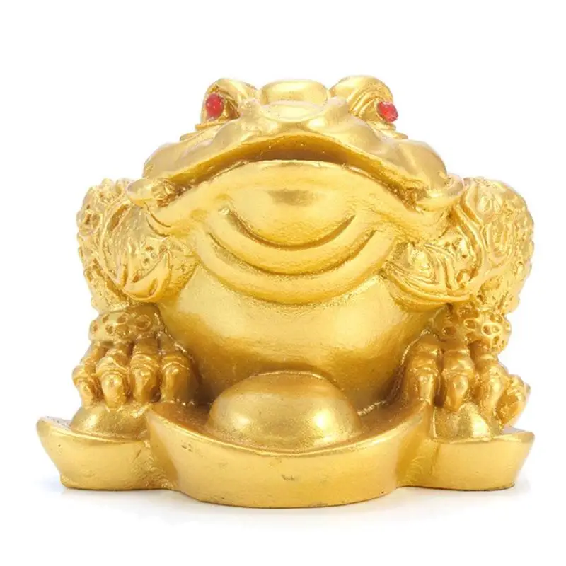 Feng Shui Ornament Lucky Fortune Oriental Chinese Wealth Toad Creative Gifts