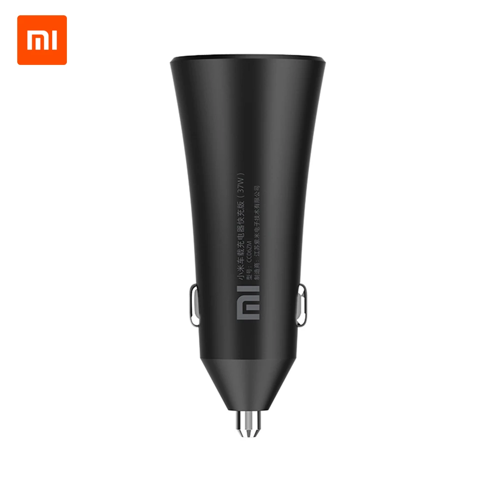 Xiaomi CC06ZM автомобильное зарядное устройство Быстрая зарядка версия 37 Вт стандартный двойной порт USB быстрая зарядка безопасность для Xiaomi huawei iPhone автомобильное зарядное устройство