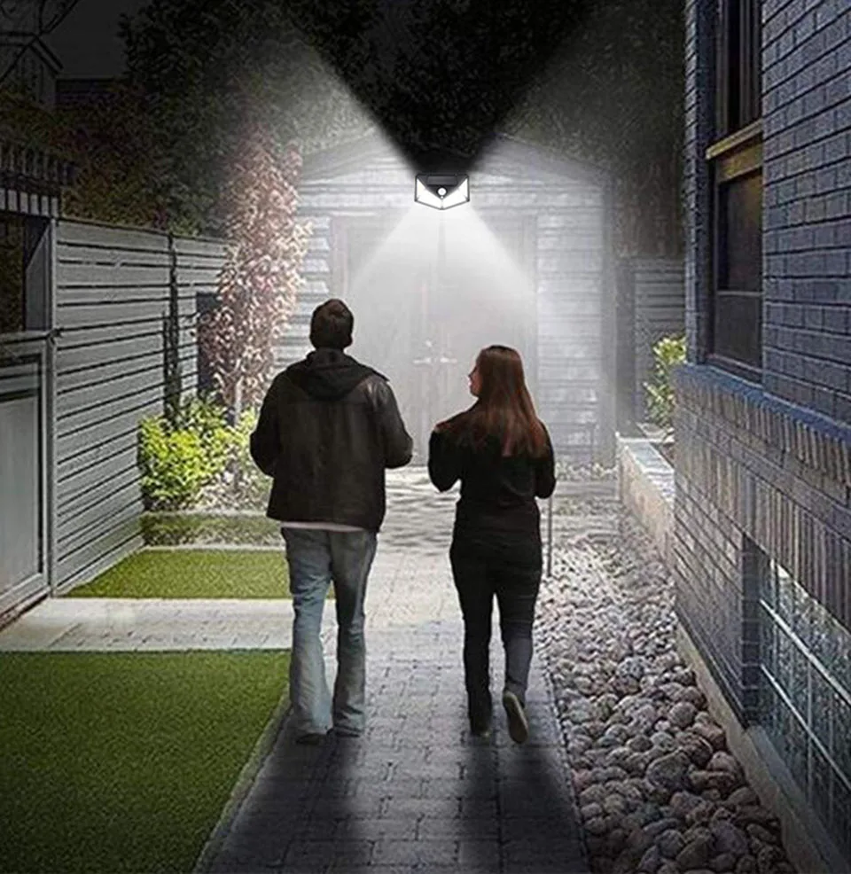 14 4 sides 100LED solar light 960