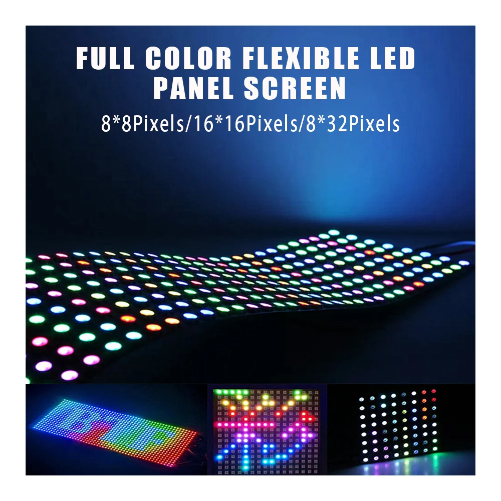 Светодиодная плата управления пикселем WS2812b adressable matrix rgb letrero программируемая DC5V
