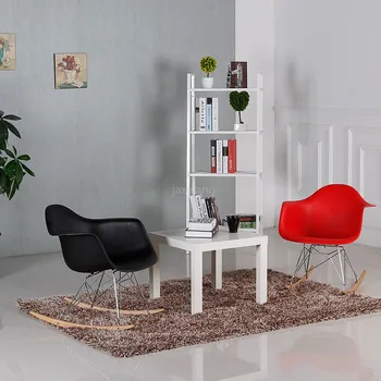 

Nordic Shake Chair Sofa Rocking Chair Adult Living Room Chair Fabric Home Nordic Lazy Bedroom Balcony Garden Leisure Chair