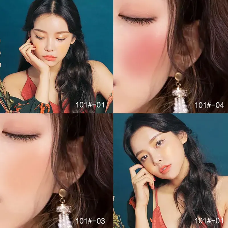 Natural Brightening Women Makeup Lasting Four-color Blush Palette For All Skin Types Face Makeup Tool Newest